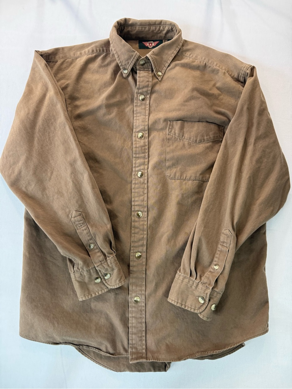 American Outpost Khaki Button-Down Shirt
